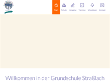 Tablet Screenshot of grundschule-strasslach.de